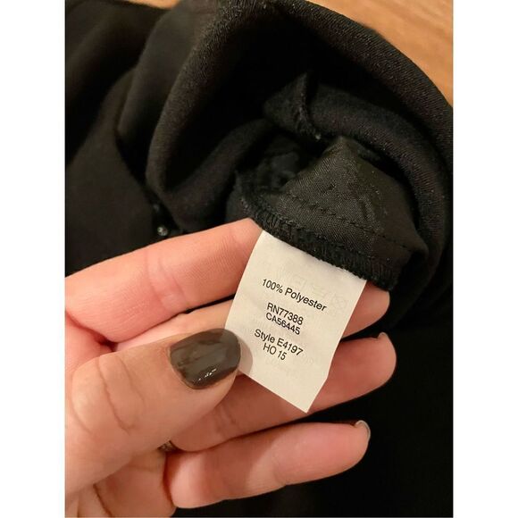 Madewell black crepe jumpsuit size 2 - Picture 8 of 10